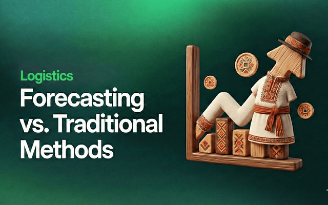Cover Picture - Forecasting vs Traditional Methods in Logistics