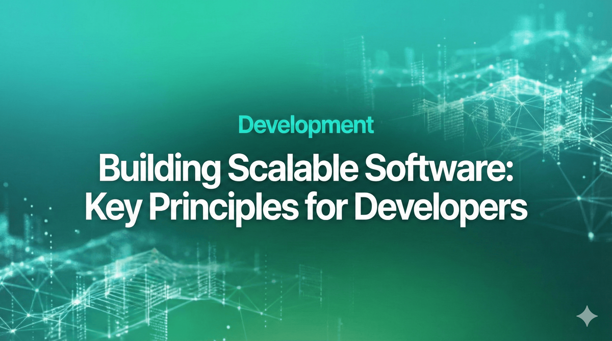 Building Scalable Software: Key Principles for Developers cover image