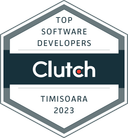 Top Software Developer Timisoara 2023 badge