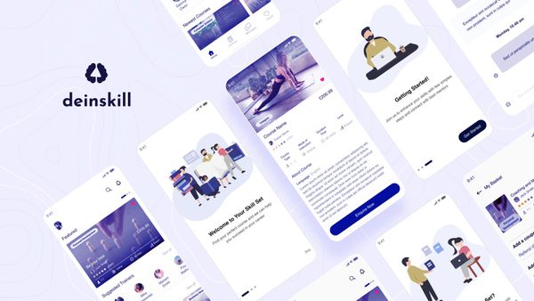 E-learning Mobile App for Skill Building - Case Study cover image