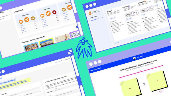 Innovative Ideation Web App as a seamless corporate software solution cover image