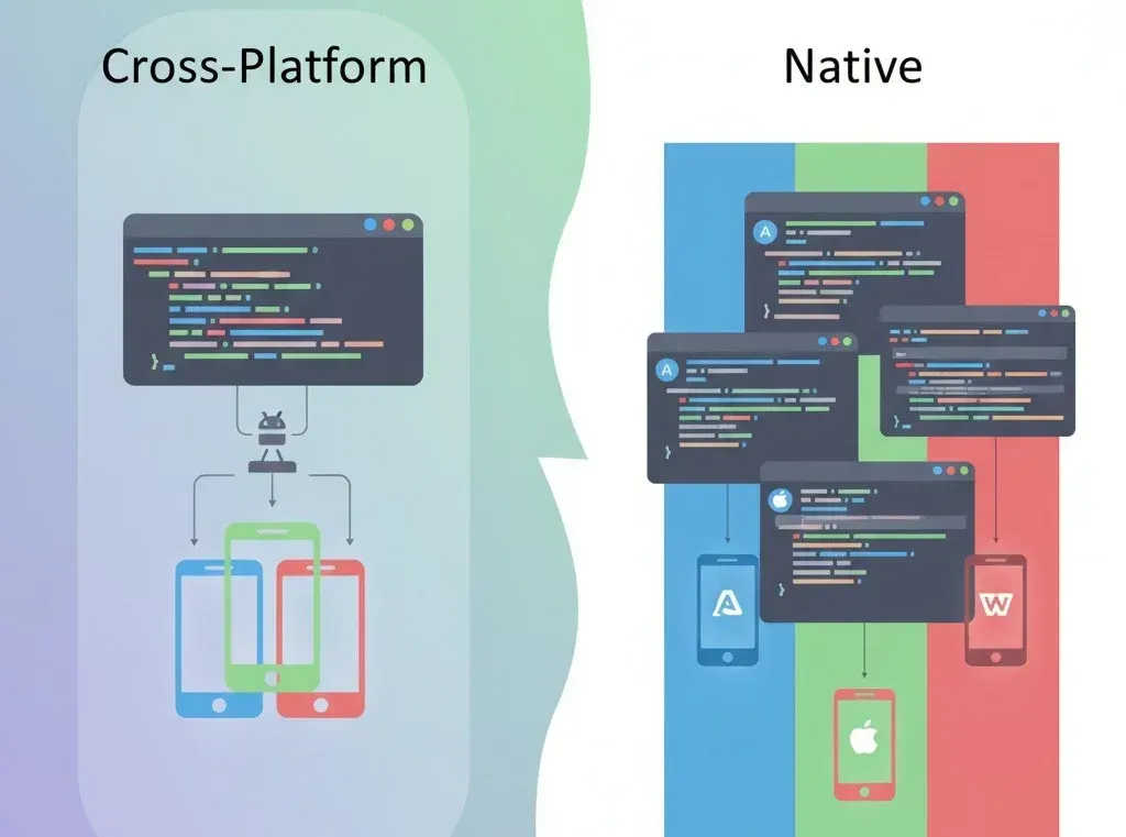 cross-platform vs native mobile development