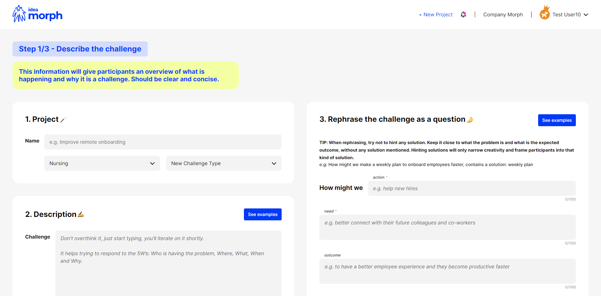 Innovative Ideation Web App as a seamless corporate software solution inline image